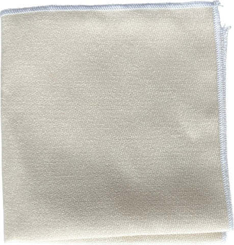 Ancient Flaxen Cotton Pocket Square