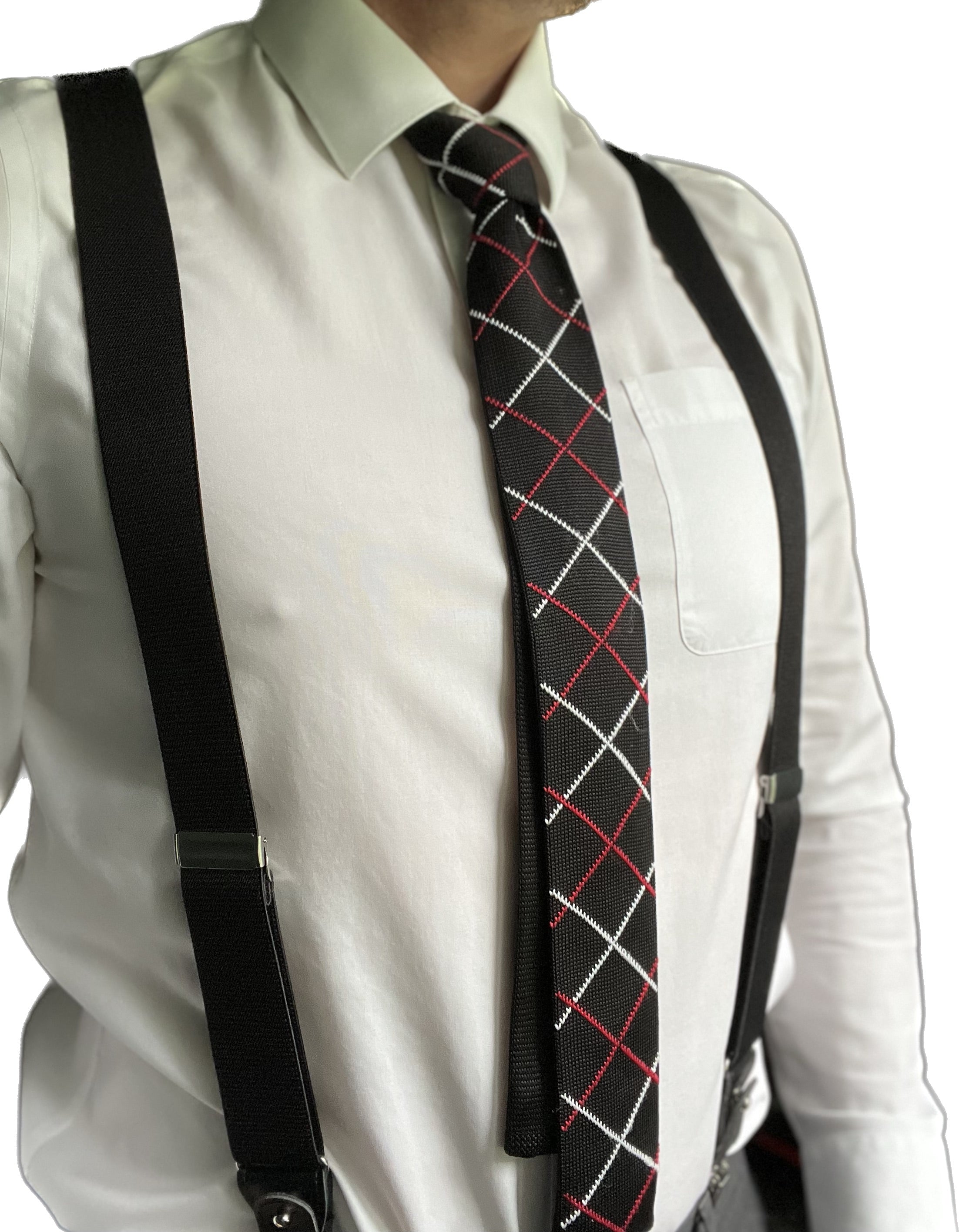 Norse Black Knit Tie