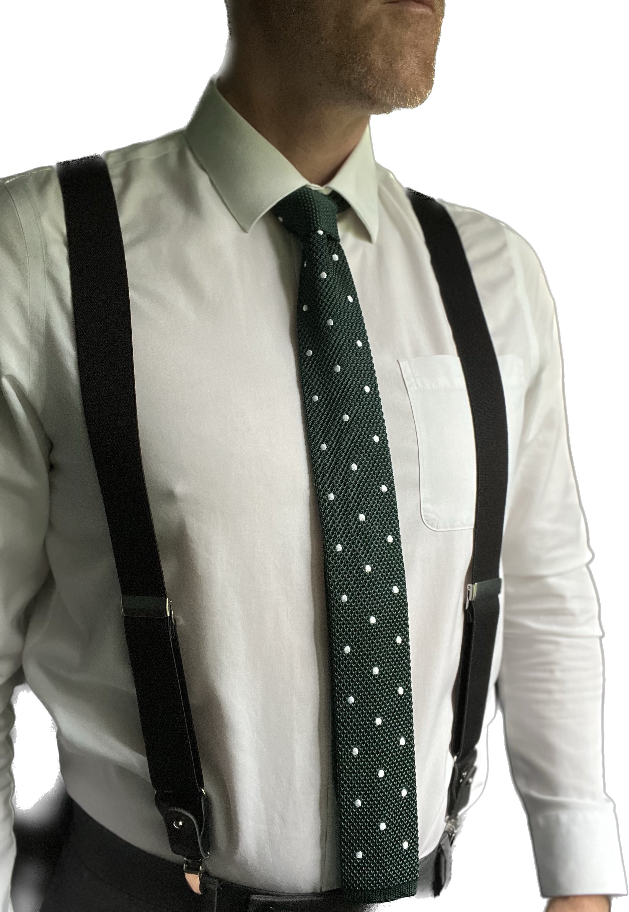 Edinburgh Green Knit Tie