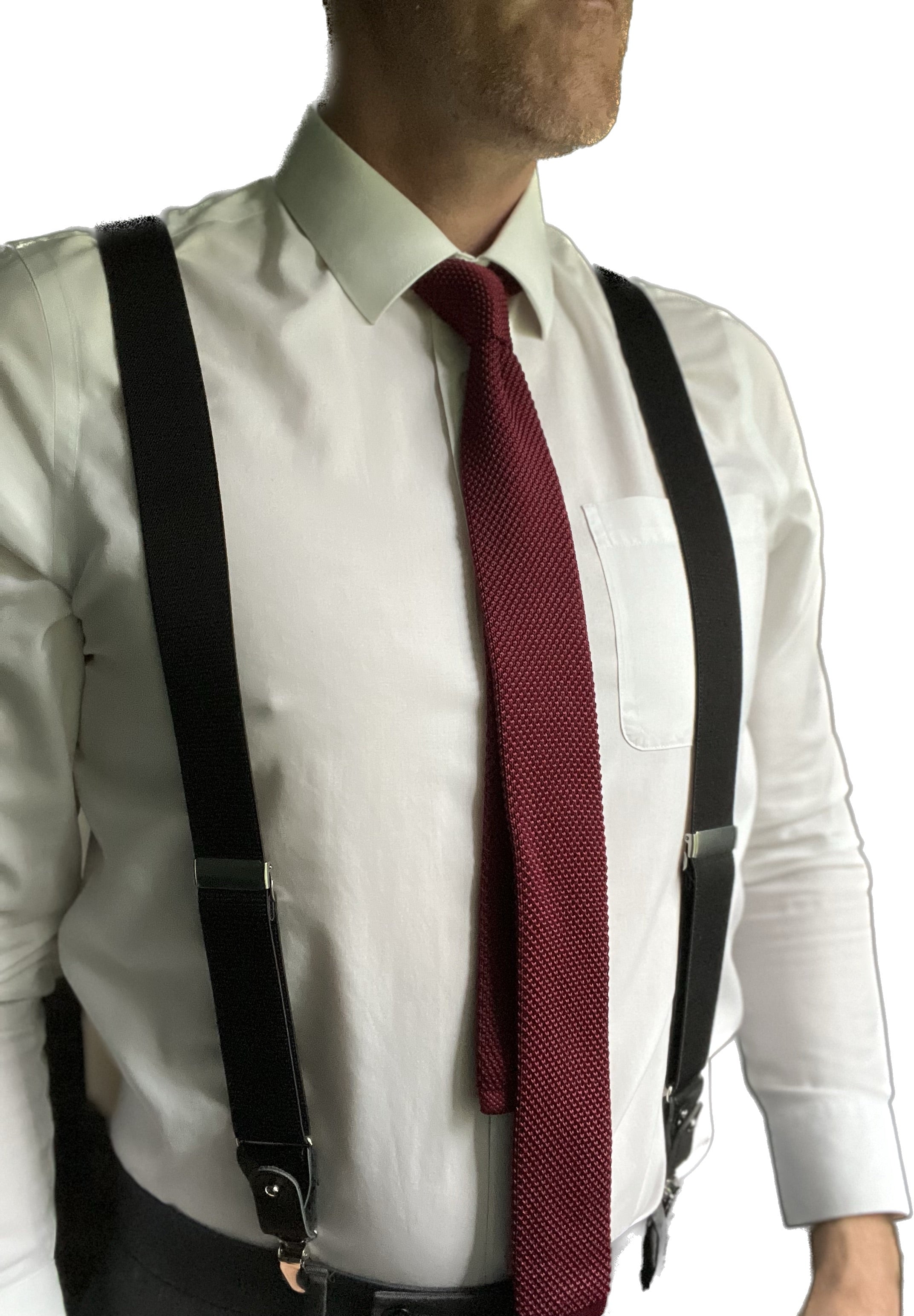 Ruby Port Cotton Knit Tie