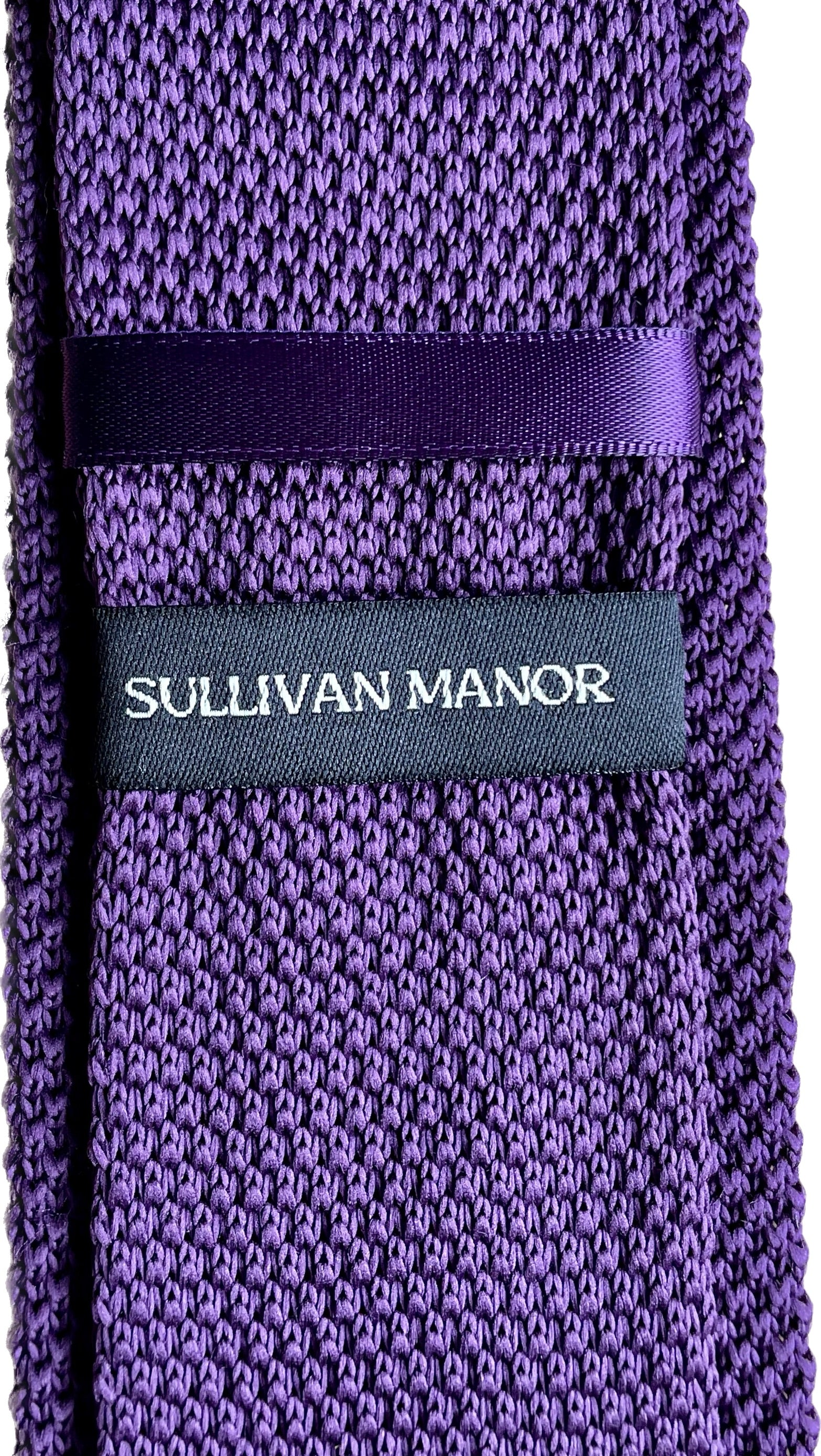 Tyrian Purple Knit Tie