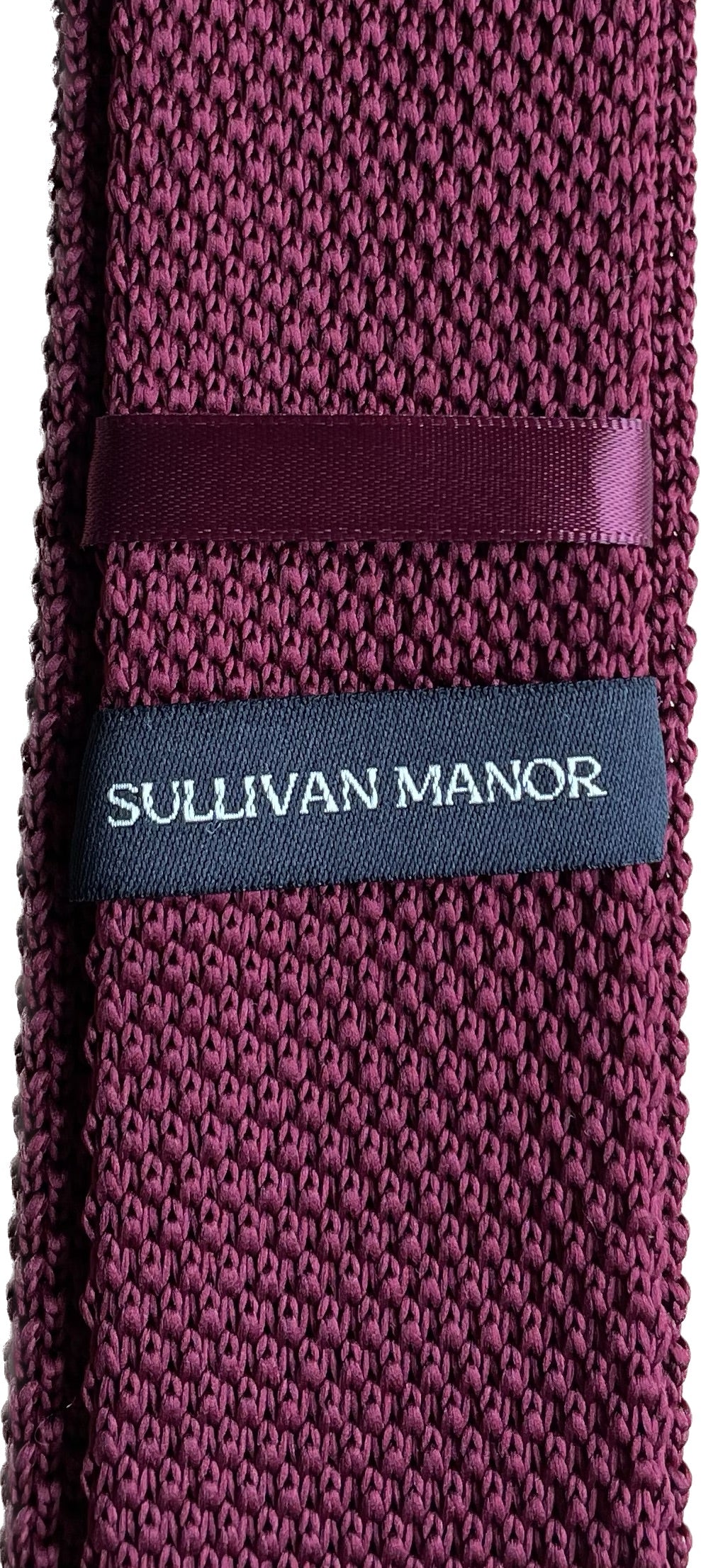 Ruby Port Cotton Knit Tie