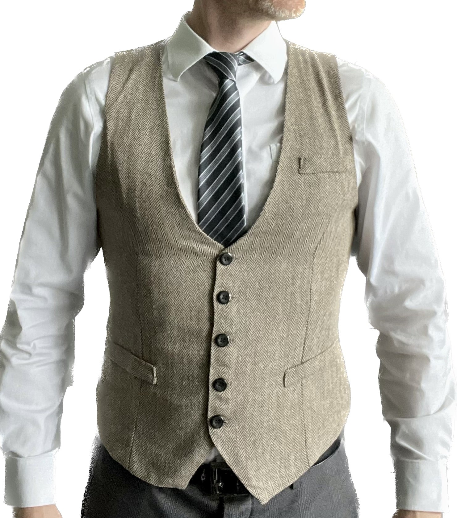 Waistcoat in Tan