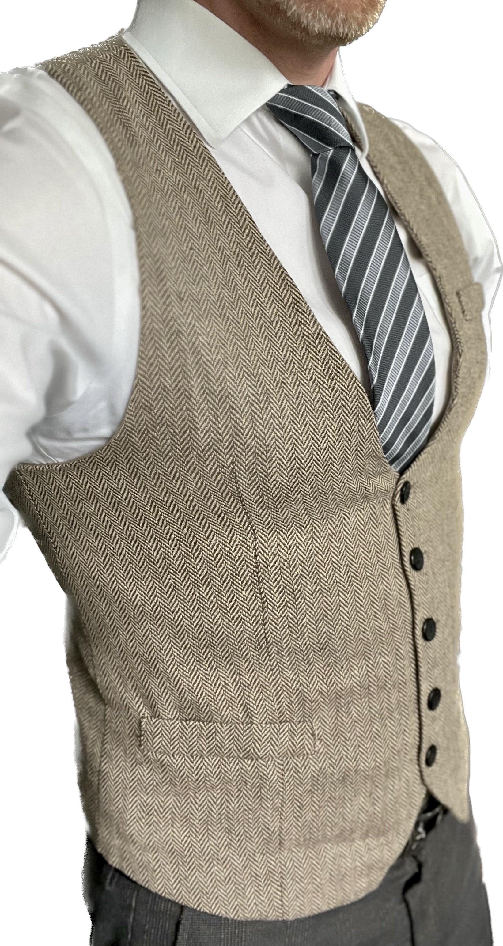 Waistcoat in Tan